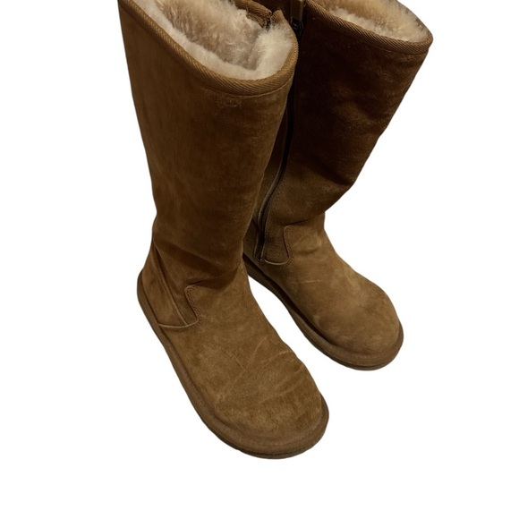 UGG boots suede size 7 side zipper - Picture 3 of 7